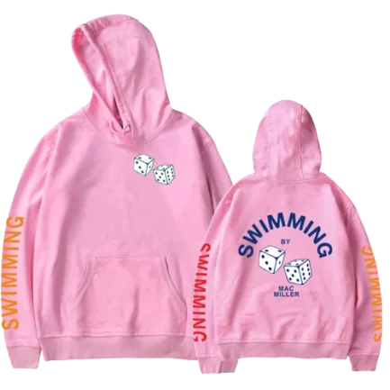Mac Miller Swimming Logo Printed Hoodie